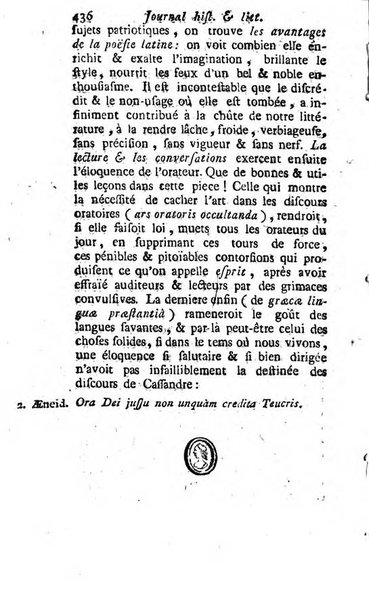 Journal historique et littéraire