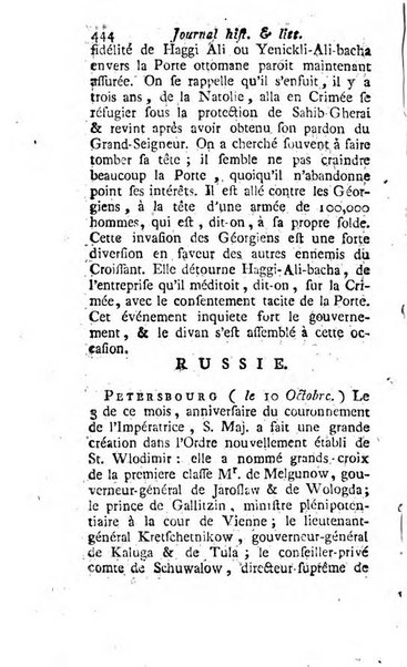 Journal historique et littéraire