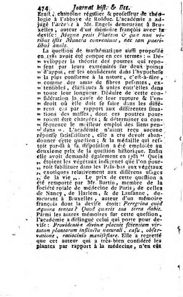 Journal historique et littéraire