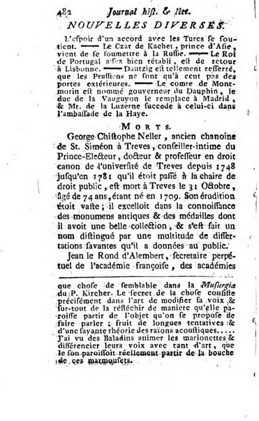 Journal historique et littéraire