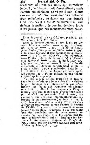 Journal historique et littéraire