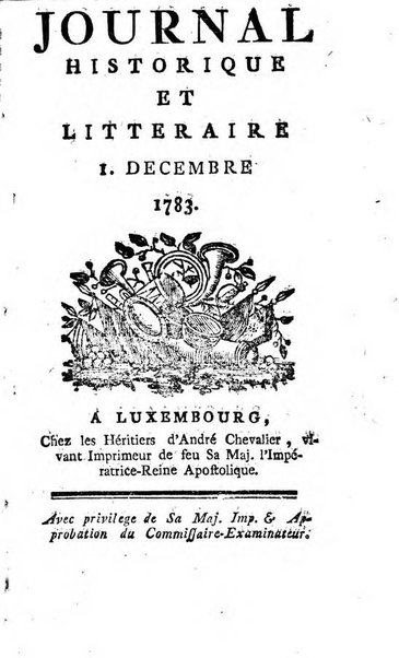 Journal historique et littéraire