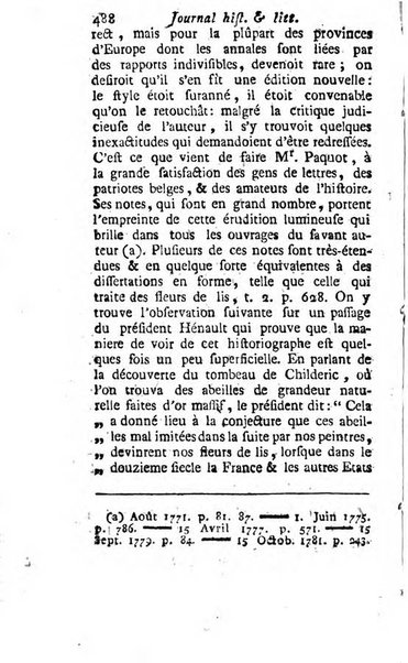 Journal historique et littéraire