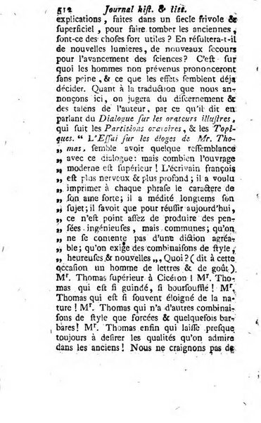 Journal historique et littéraire