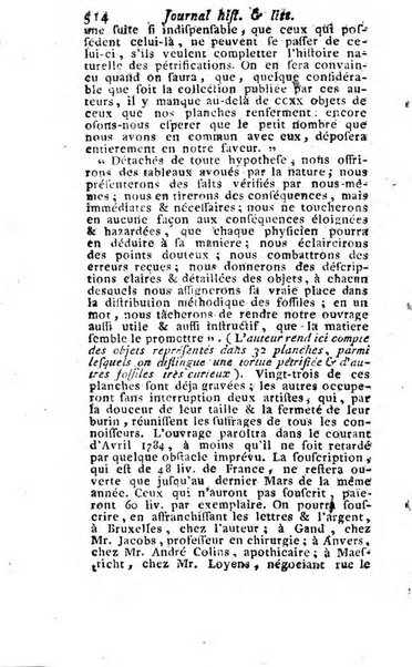 Journal historique et littéraire