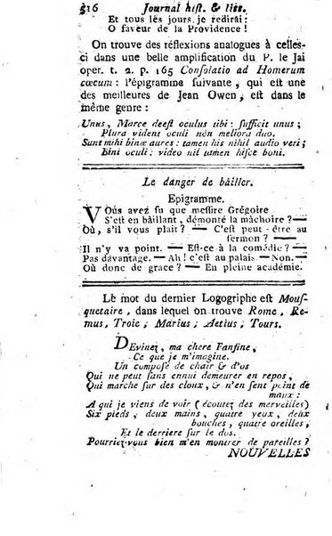 Journal historique et littéraire