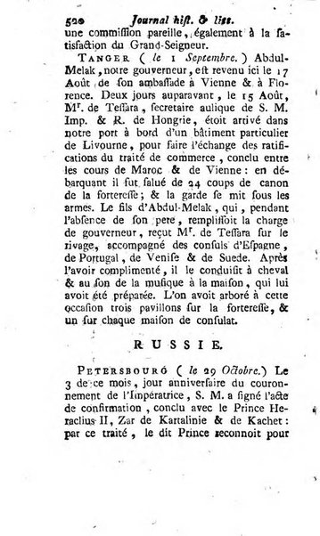 Journal historique et littéraire