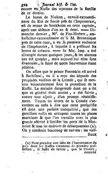 Journal historique et littéraire