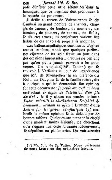 Journal historique et littéraire