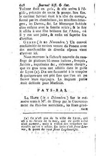 Journal historique et littéraire