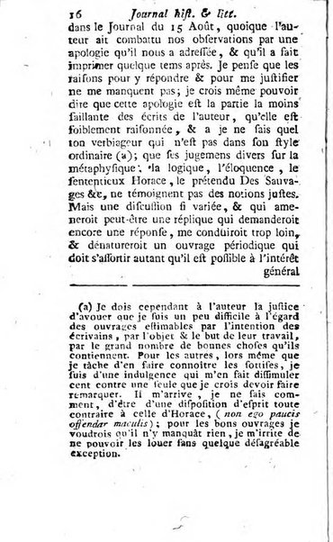 Journal historique et littéraire