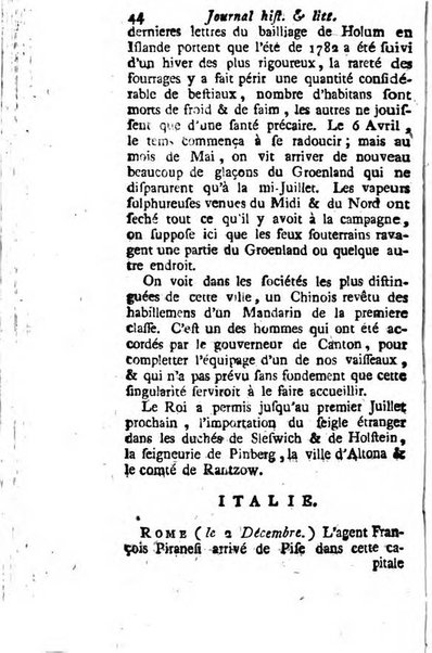 Journal historique et littéraire