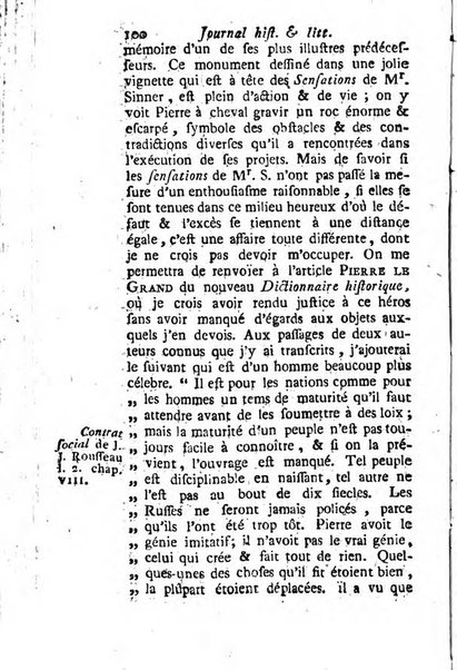 Journal historique et littéraire