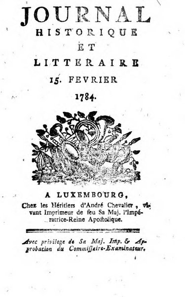 Journal historique et littéraire