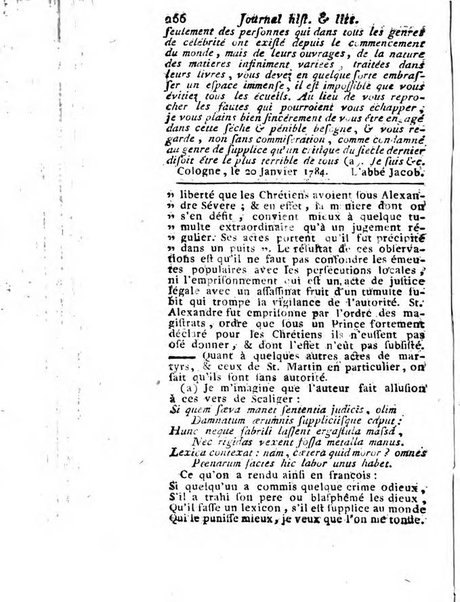 Journal historique et littéraire