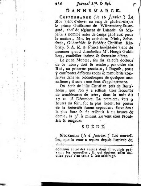 Journal historique et littéraire