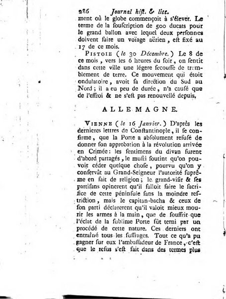 Journal historique et littéraire