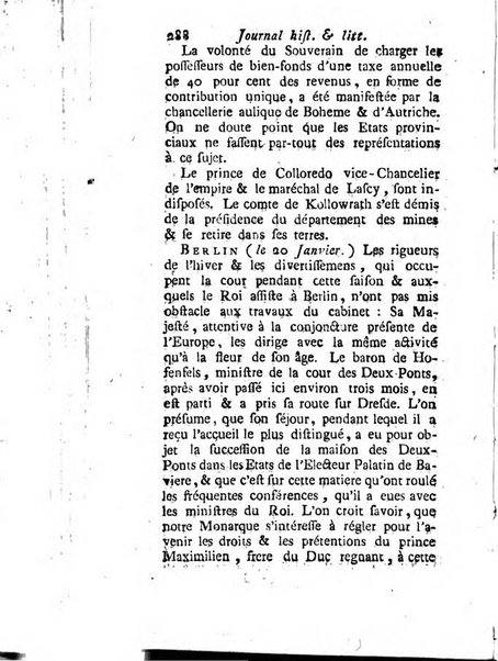 Journal historique et littéraire