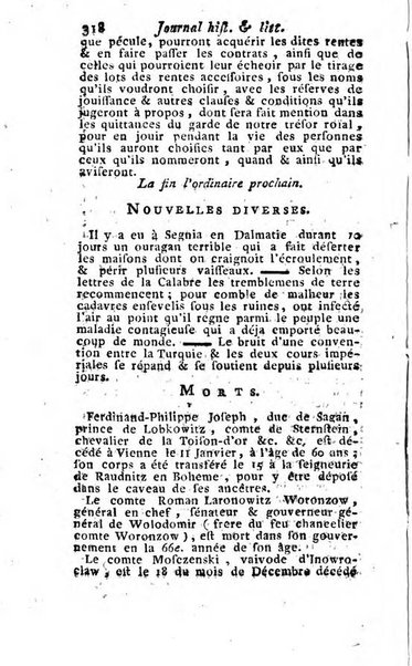 Journal historique et littéraire