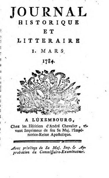 Journal historique et littéraire