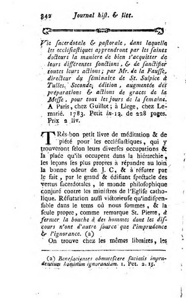 Journal historique et littéraire