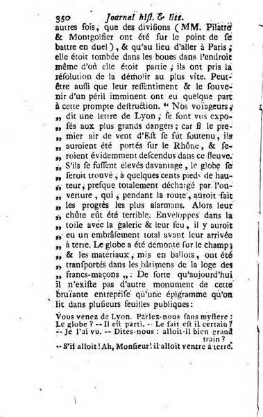 Journal historique et littéraire