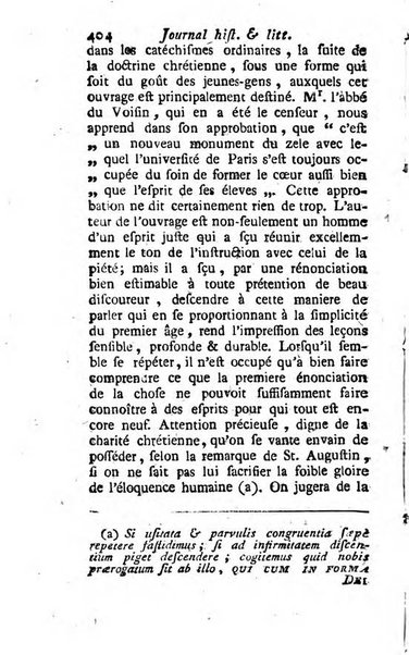 Journal historique et littéraire