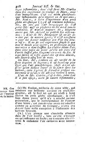 Journal historique et littéraire