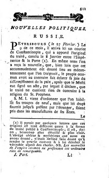 Journal historique et littéraire