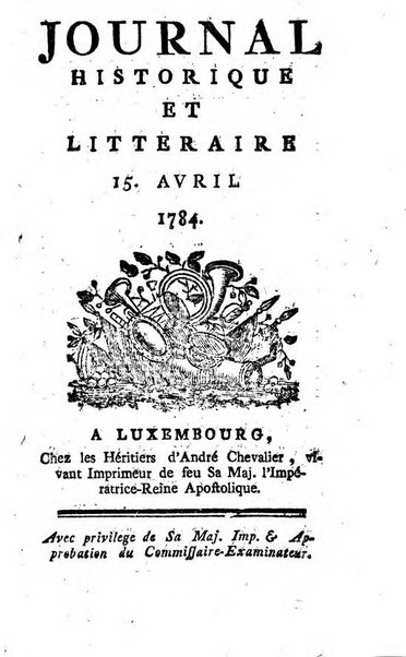 Journal historique et littéraire