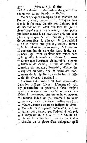 Journal historique et littéraire