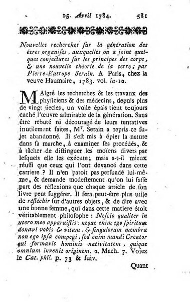 Journal historique et littéraire