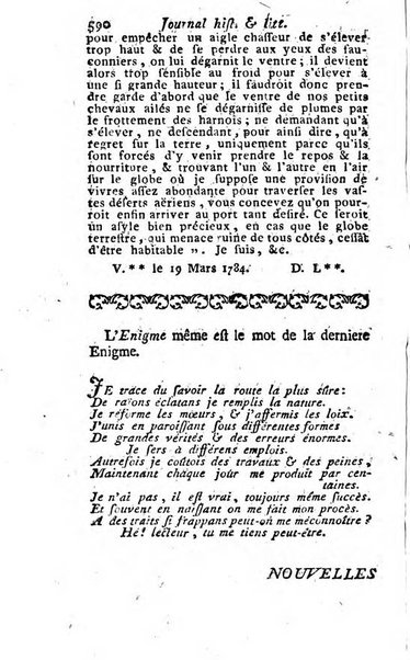 Journal historique et littéraire