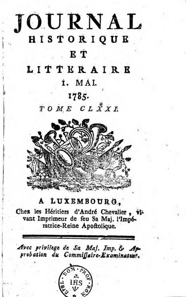 Journal historique et littéraire