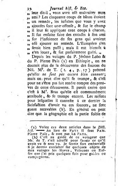 Journal historique et littéraire