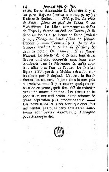 Journal historique et littéraire