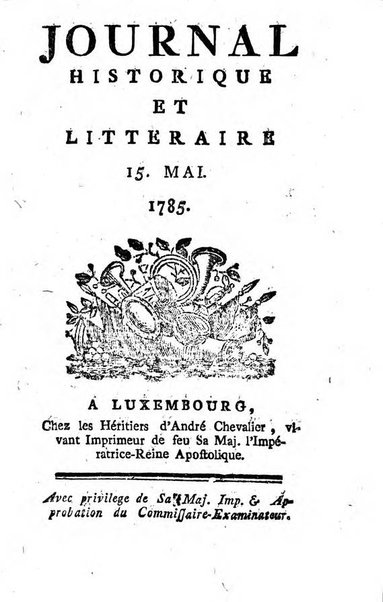 Journal historique et littéraire