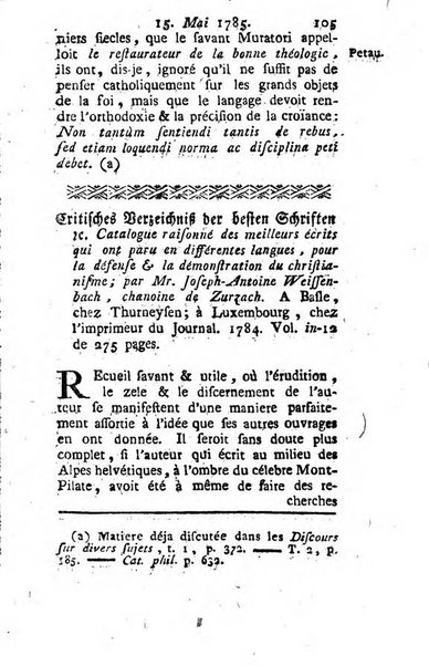 Journal historique et littéraire