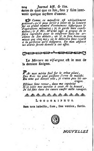 Journal historique et littéraire