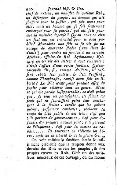 Journal historique et littéraire