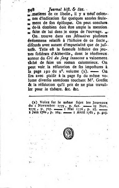 Journal historique et littéraire