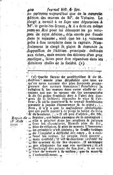 Journal historique et littéraire