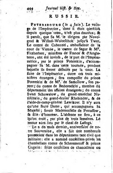 Journal historique et littéraire