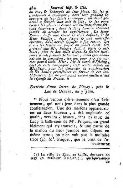 Journal historique et littéraire