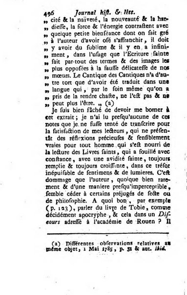 Journal historique et littéraire