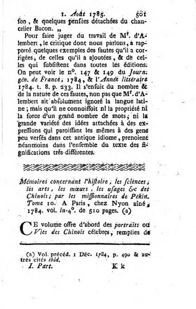 Journal historique et littéraire