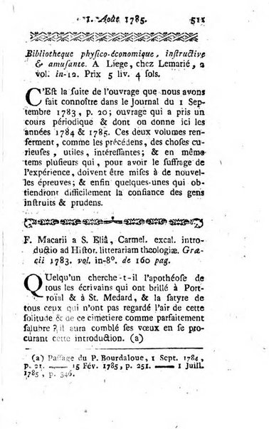 Journal historique et littéraire