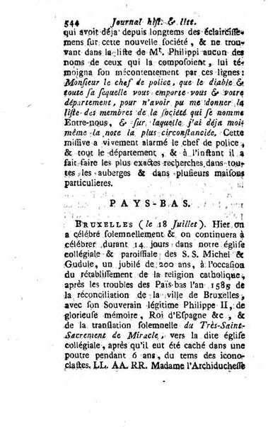 Journal historique et littéraire