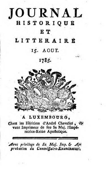 Journal historique et littéraire