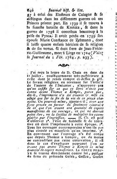 Journal historique et littéraire